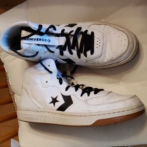 White/Black Converse